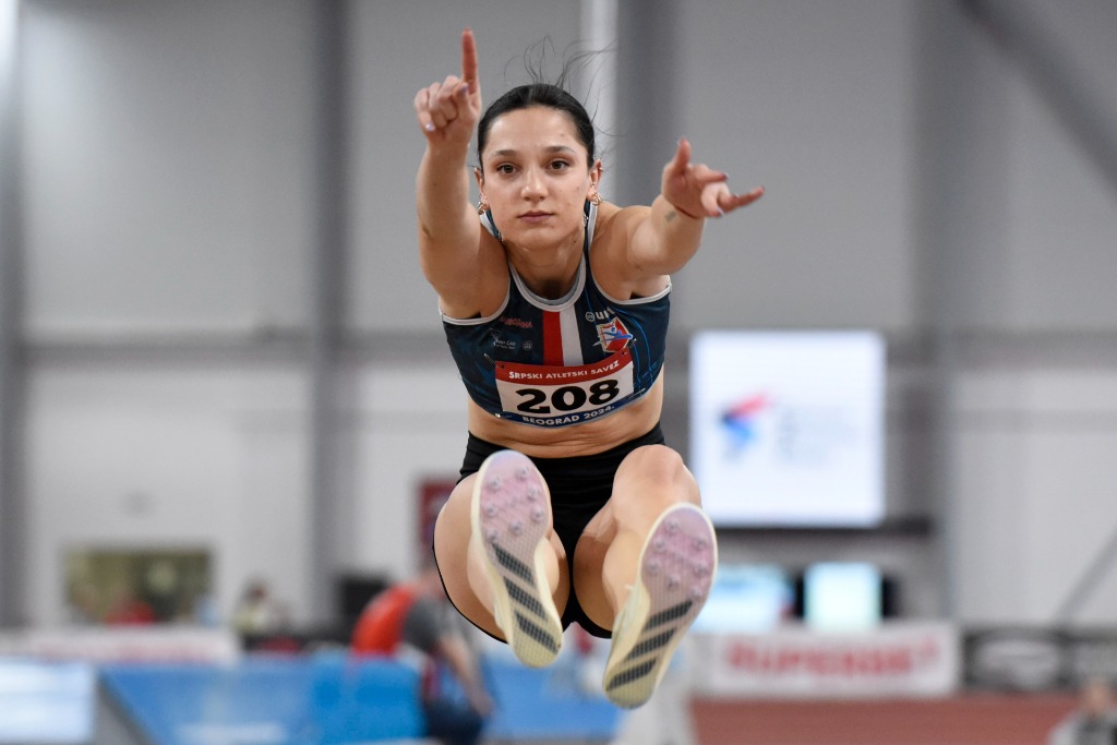 Milica Gardašević skok udalj rekord